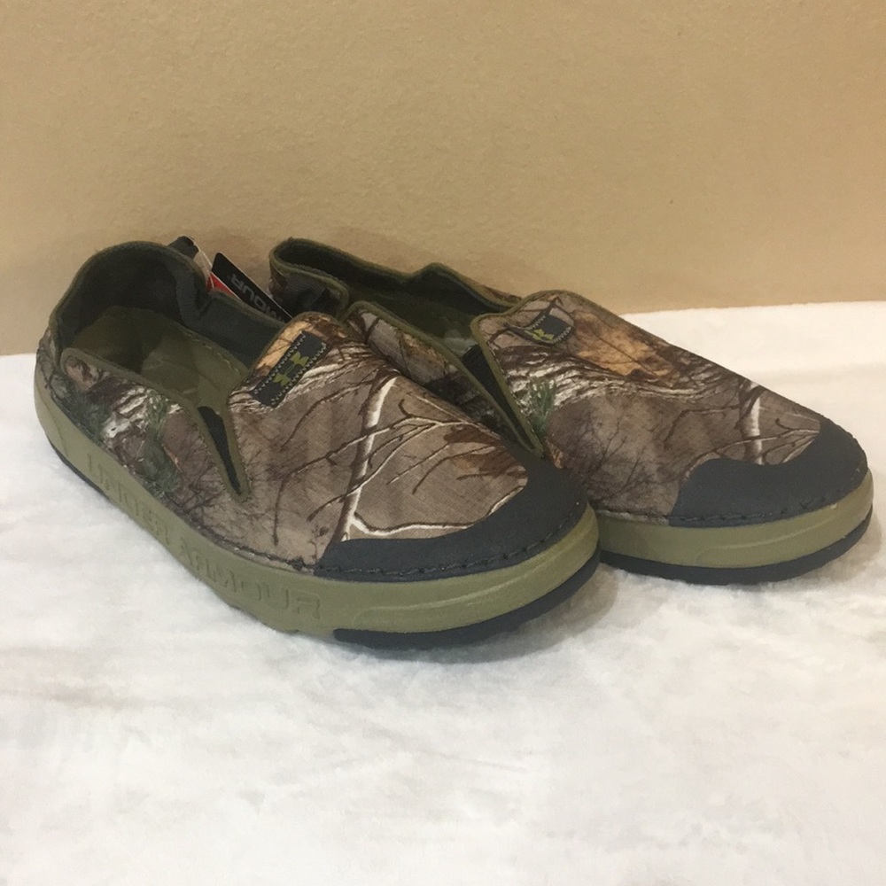 Under Armour Spike Camp Real Tree Sneaker/Slip On